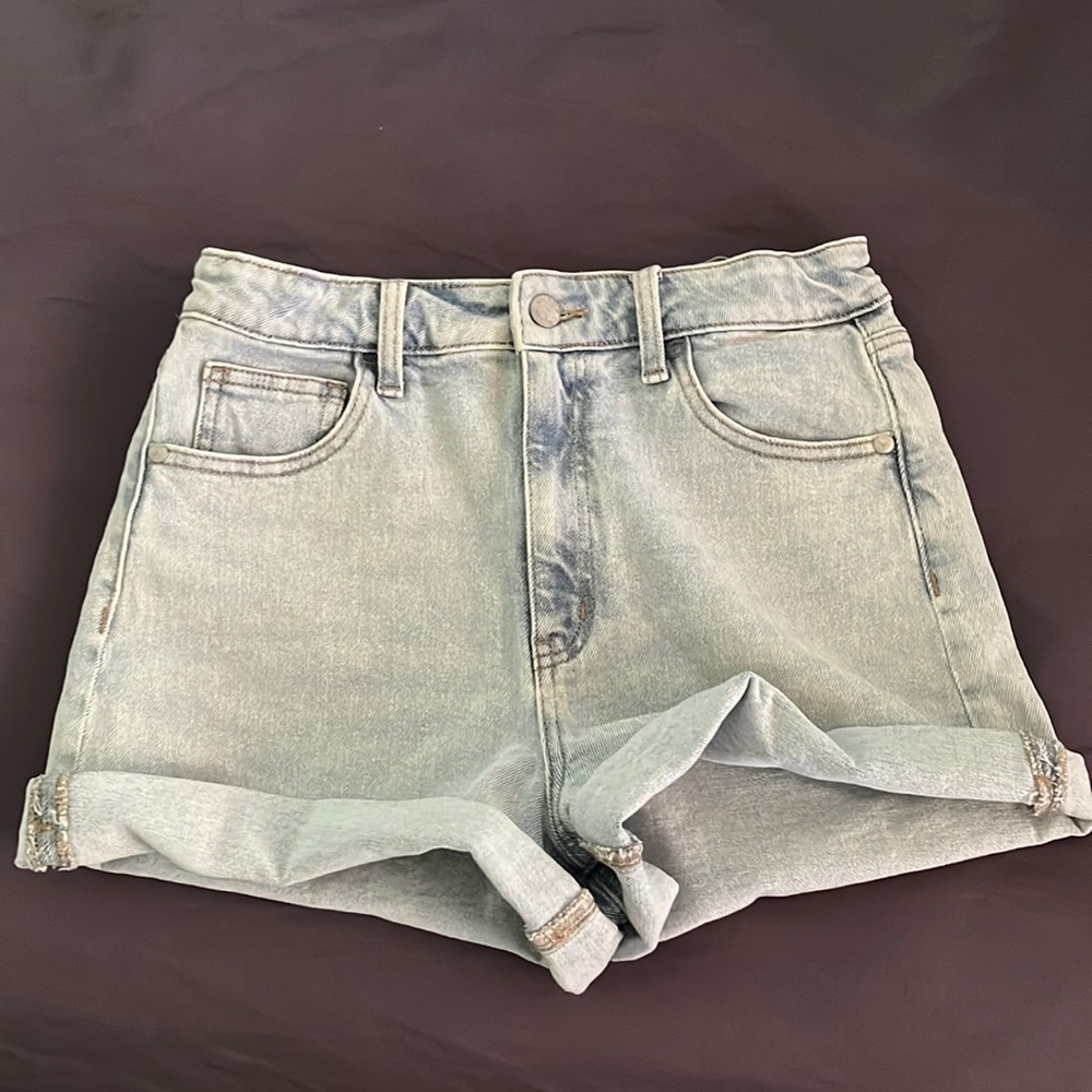 Girls blue jean shorts